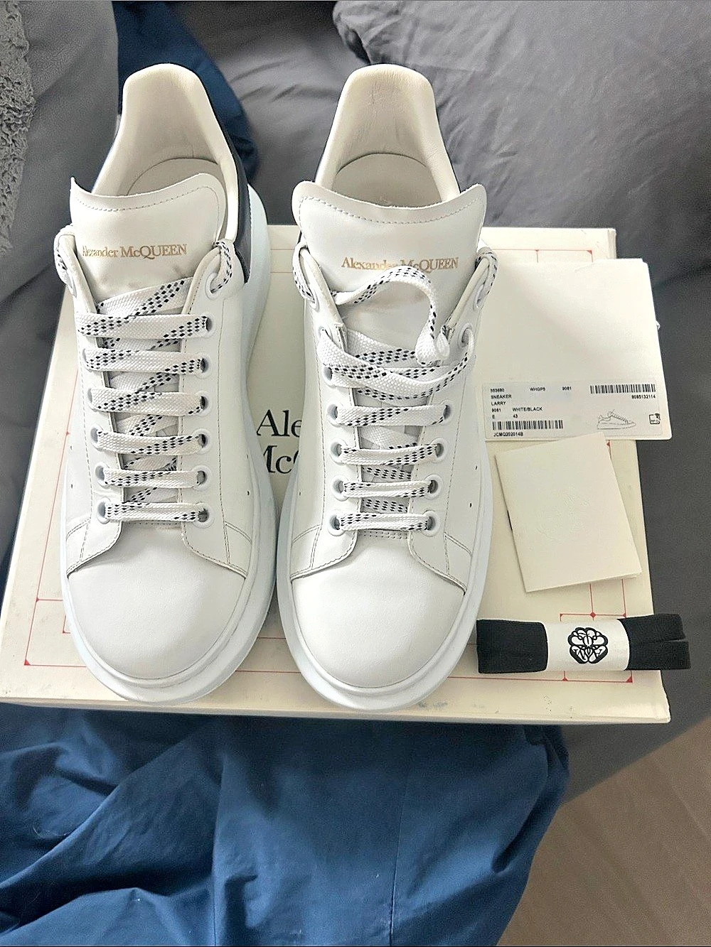 Alexander McQueen Sneaker White Black